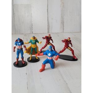 Marvel Captain America Vision Iron Man superhero playset toy figure